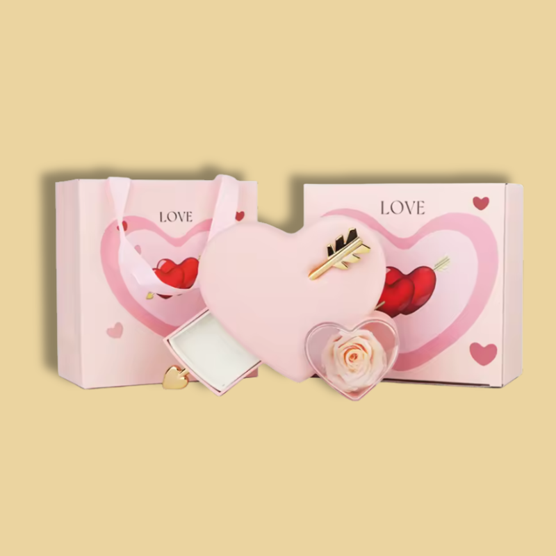 Collana Freccia D'amor ™ | Collana a doppio cuore custodita in un cofanetto elegante