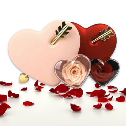 Freccia D'amor™ | Collana a doppio cuore custodita in un cofanetto elegante